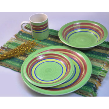 KC-00058 Haonai Goodlooking 16pcs ceramic dinnerware set